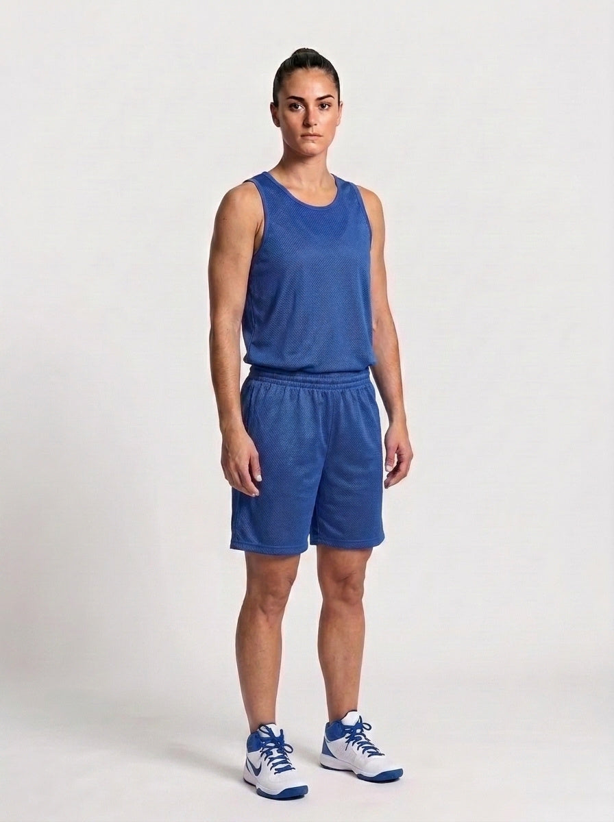 R1M Reversible Short Blau/Weiss