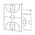 Individuelles Basketball Coaching Taktikboard