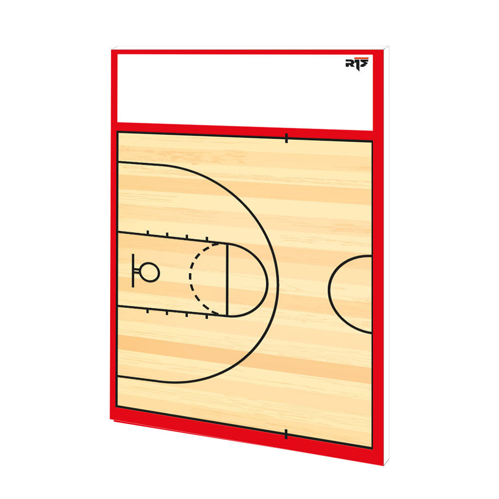 R1M Basketball Custom Taktikboard Holz-Look