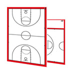 R1M Basketball Custom Taktikboard White Edition