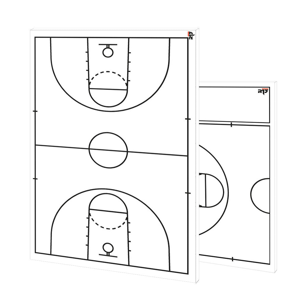R1M Basketball Custom Taktikboard White Edition
