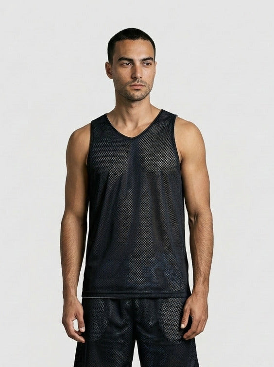 R1M Reversible Trikot Schwarz/Weiss