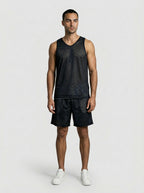 R1M Reversible Short Schwarz/Weiss