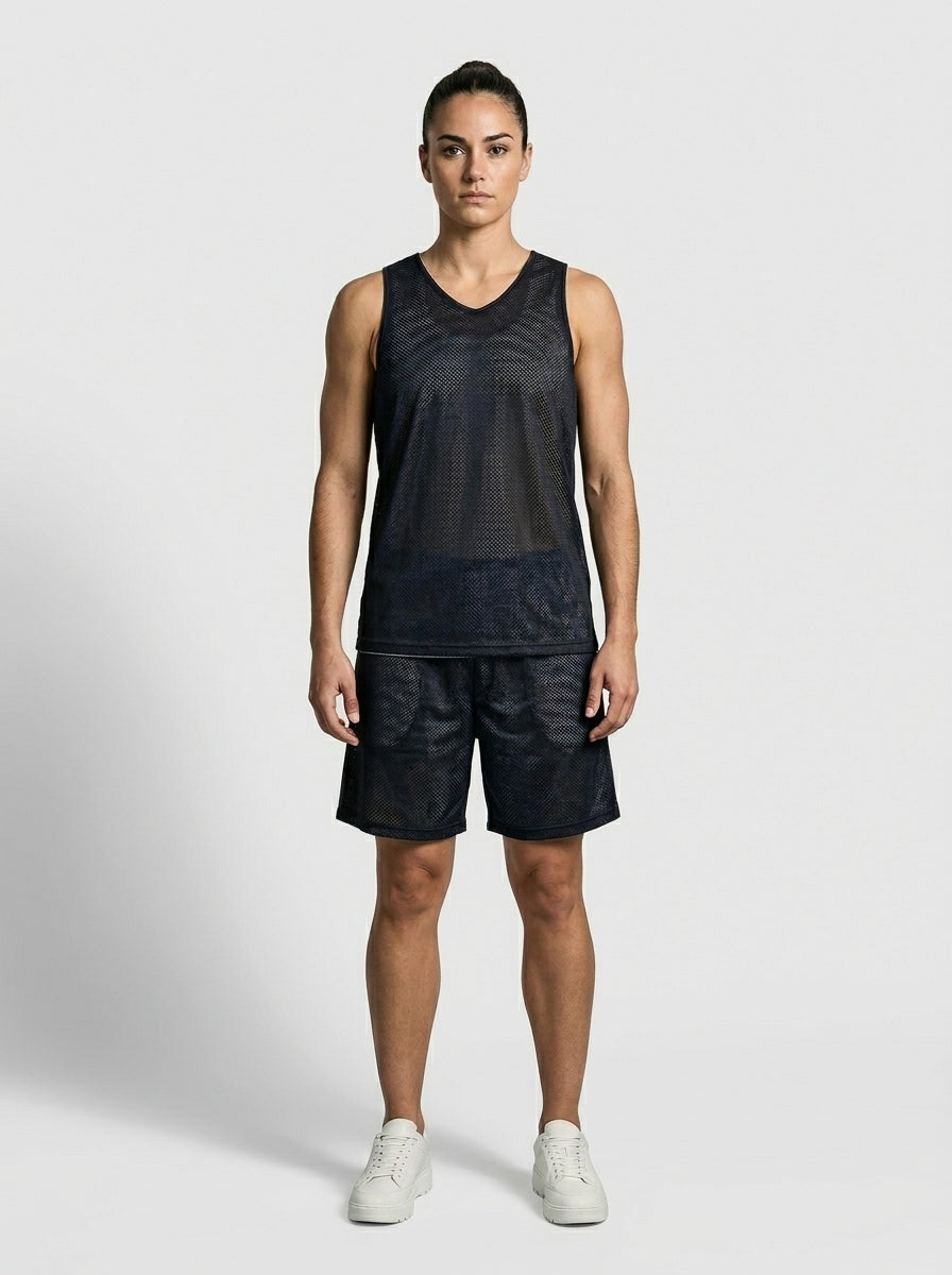 R1M Reversible Trikot Schwarz/Weiss