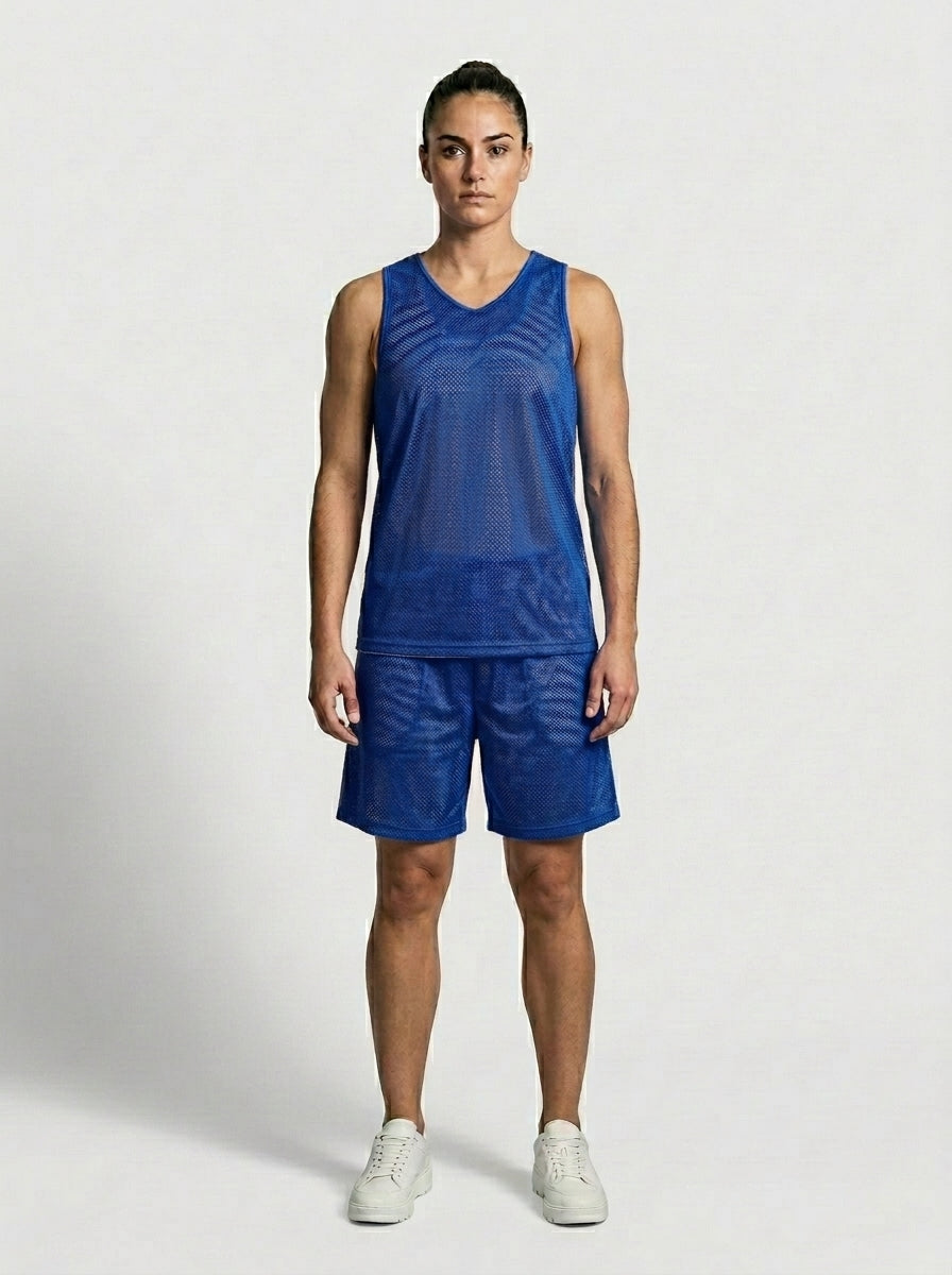 R1M Reversible Short Blau/Weiss