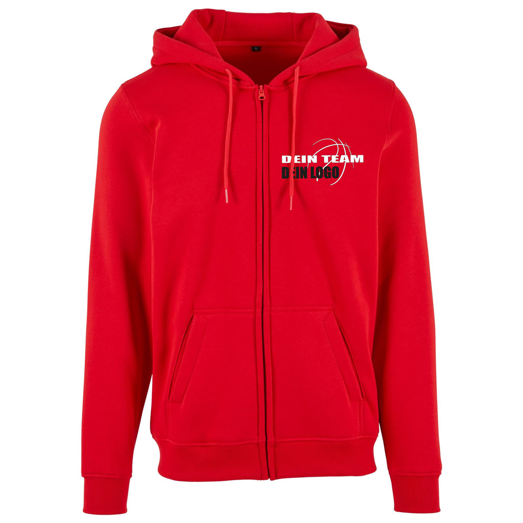 Custom ZIP Hoodie - Dein Team
