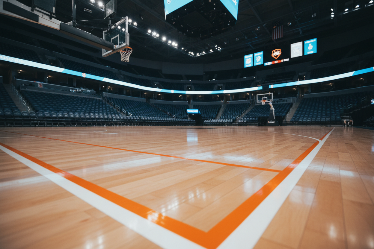 Basketball court image for hero section 